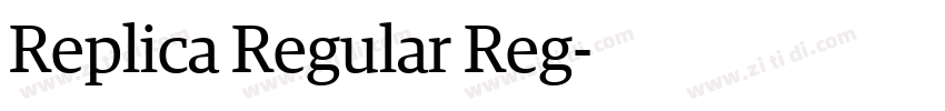 Replica Regular Reg字体转换